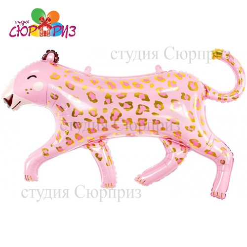 Леопард розовый