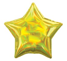 Звезда переливы желто-салатовый