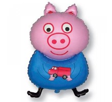Свинка с машинкой